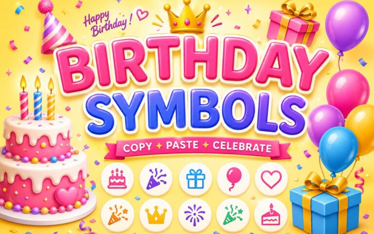 Birthday Symbols