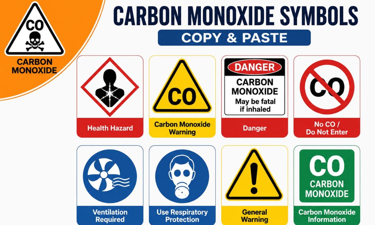 Carbon Monoxide Symbol