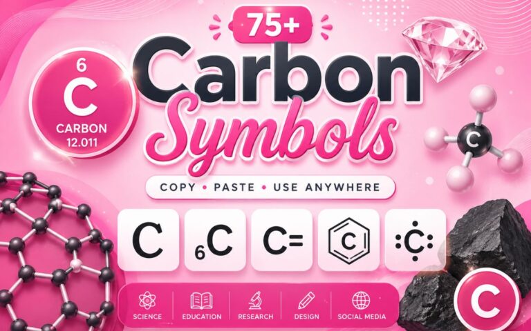 Carbon Symbols