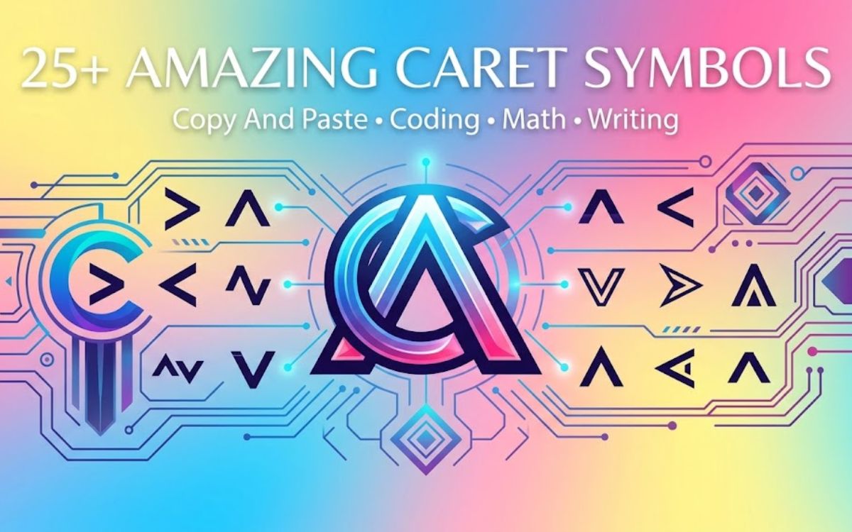 Caret Symbol