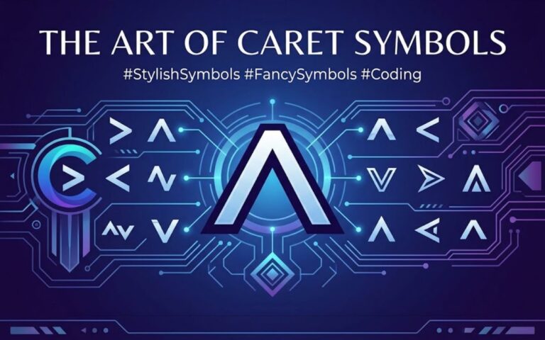 Caret Symbol