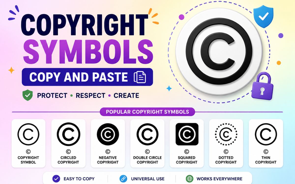 Copyright Symbols