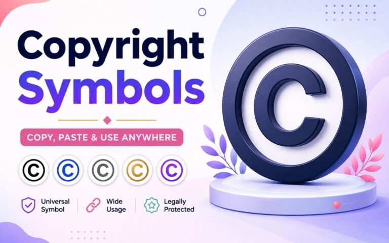 Copyright Symbols