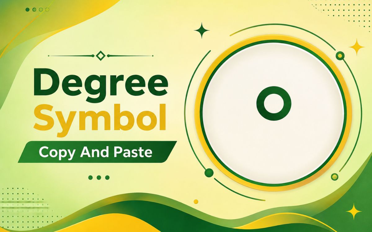 Degree Symbol 