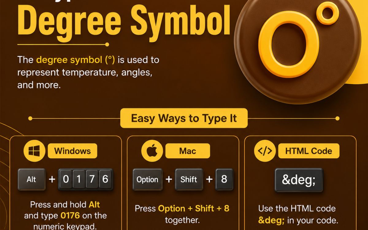 Degree Symbol