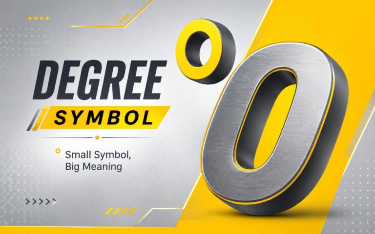 Degree Symbol