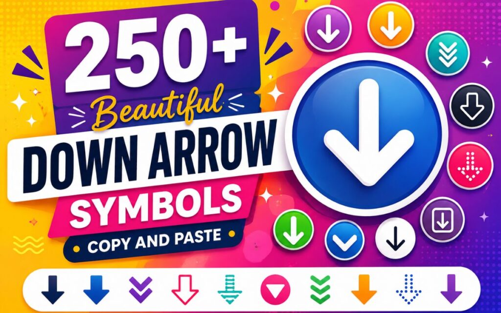 Down Arrow Symbols