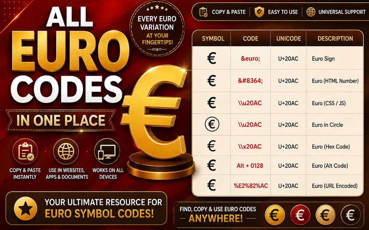 Euro Symbols