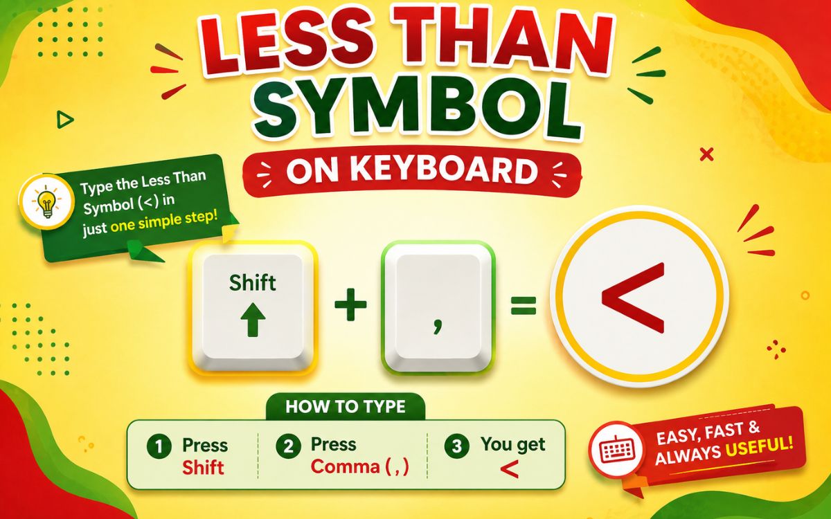 Less Than Symbol 