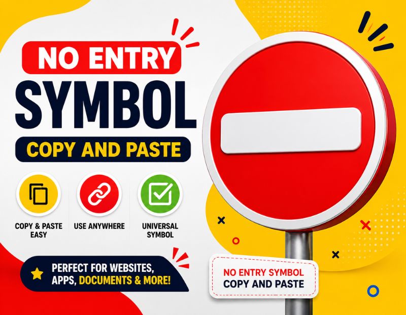 No entry symbol