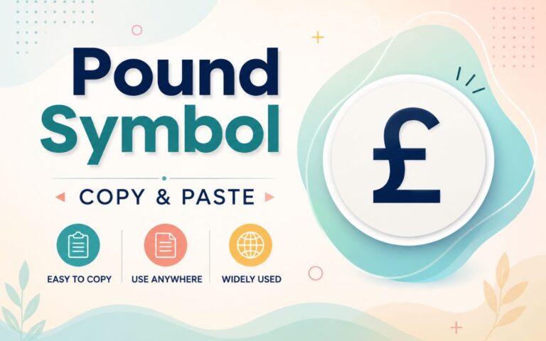 Pound Symbol