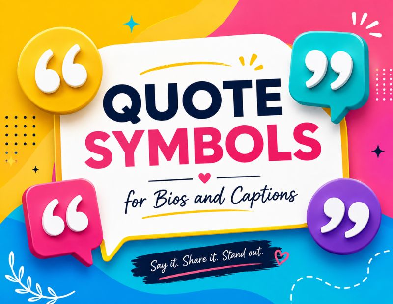 Quote Symbols