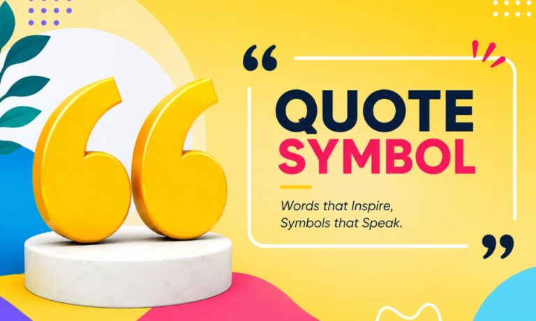 Quote Symbols