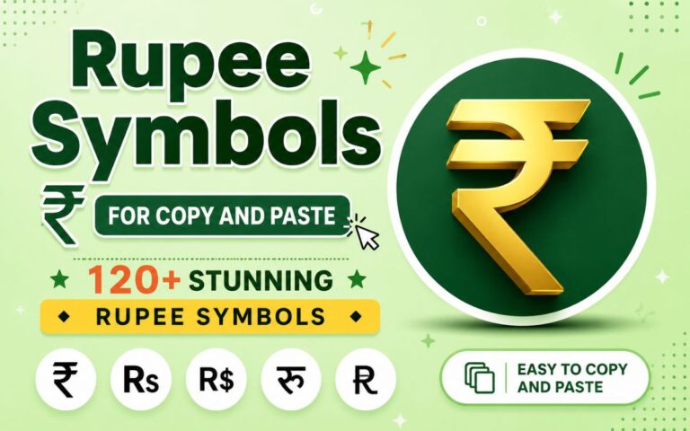 Rupee Symbols