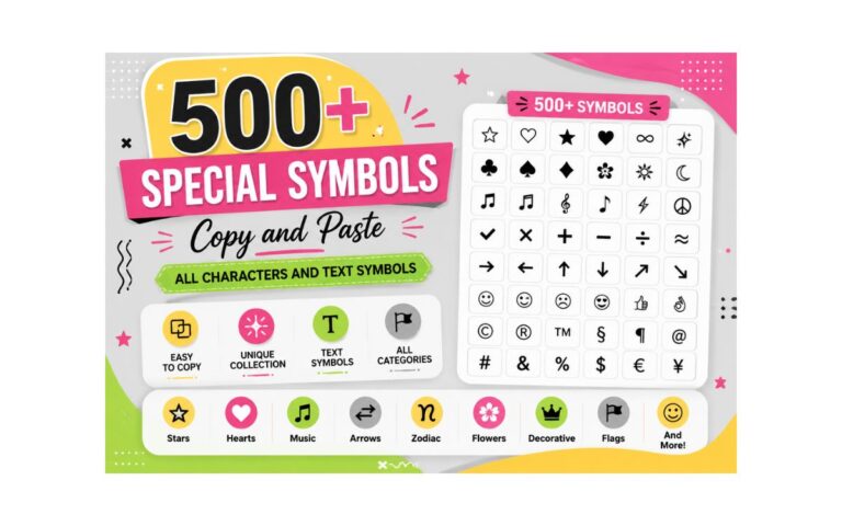 Special Symbols