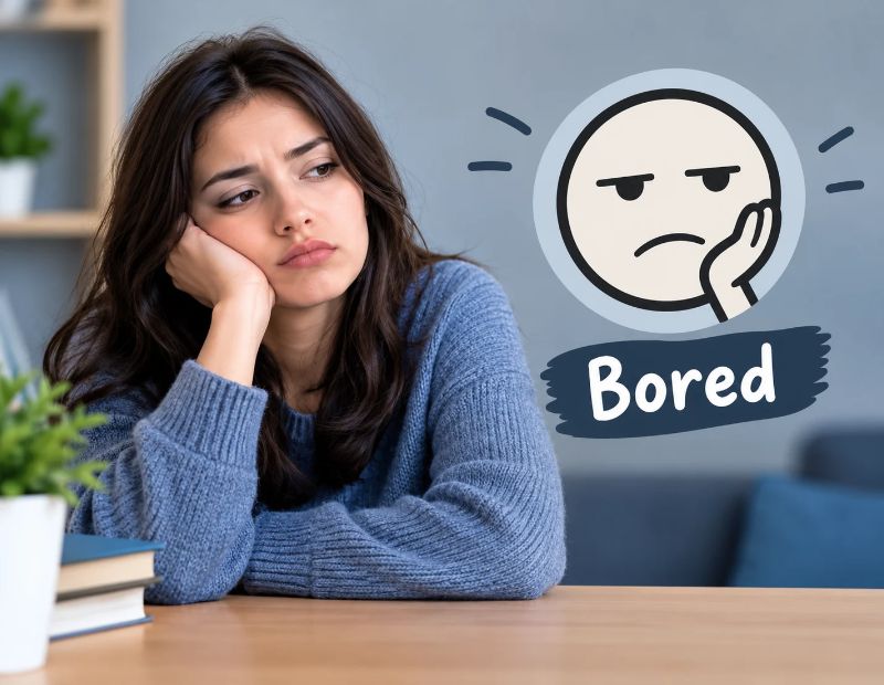 Bored Sign Symbol 