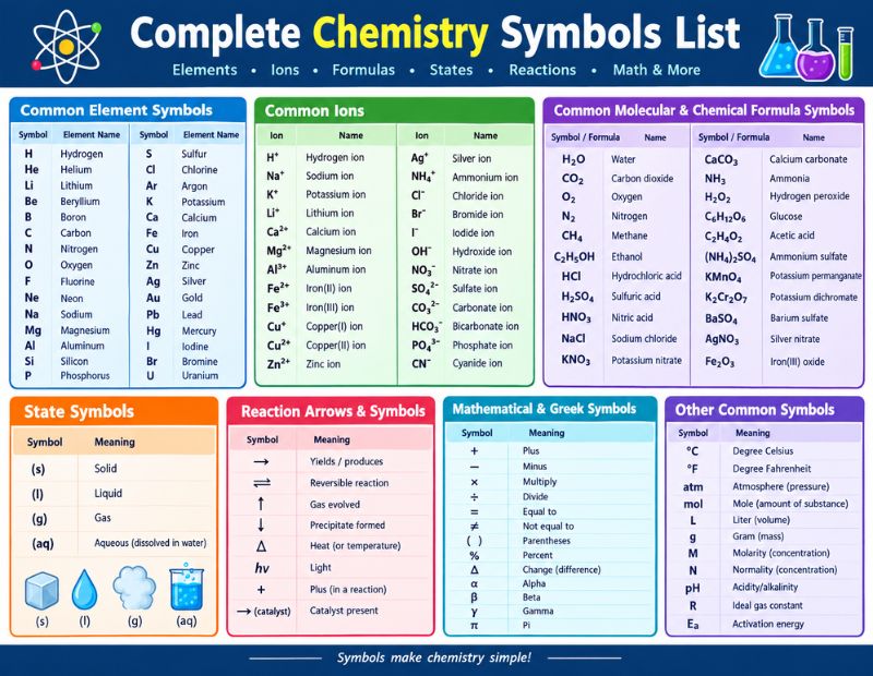 Chemistry Symbols