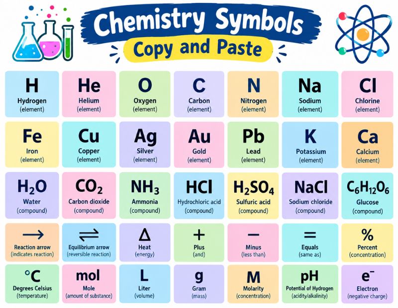 Chemistry Symbols