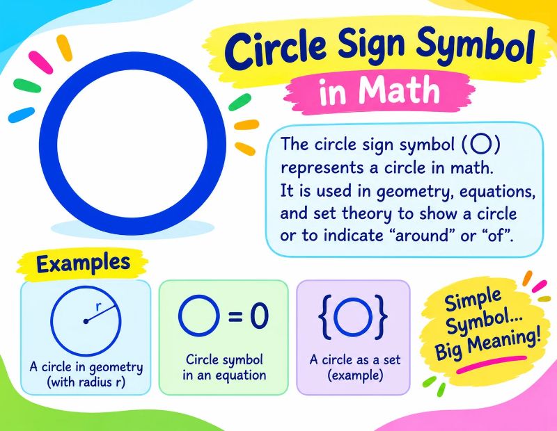 Circle Sign Symbol 