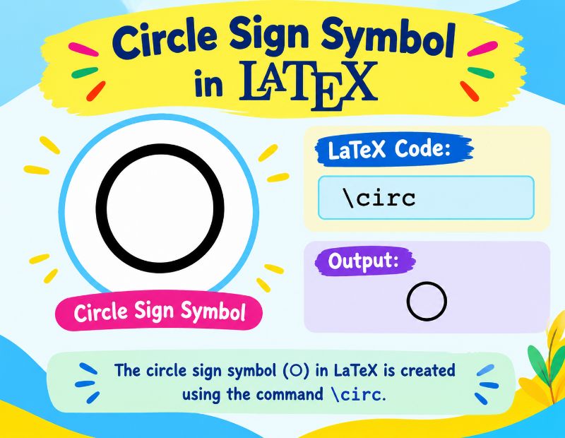 Circle Sign Symbol 