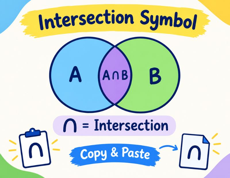 Intersection Symbol
