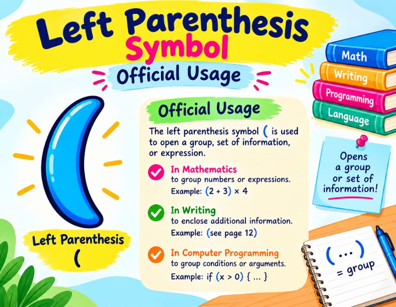 Left Parenthesis Symbol 