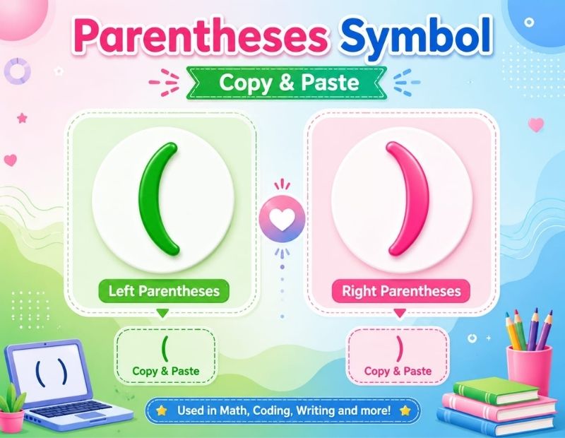 Parentheses Symbol