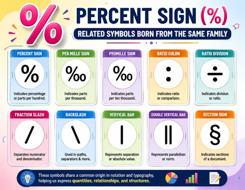 Percent Sign Symbol