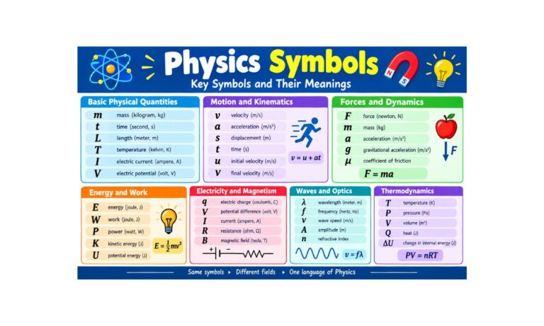 Physics Symbols