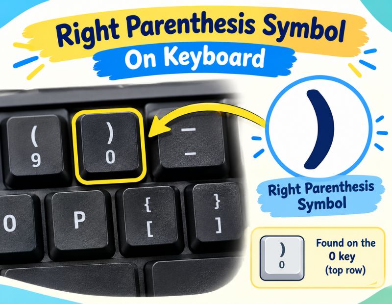 Right Parenthesis Symbol 