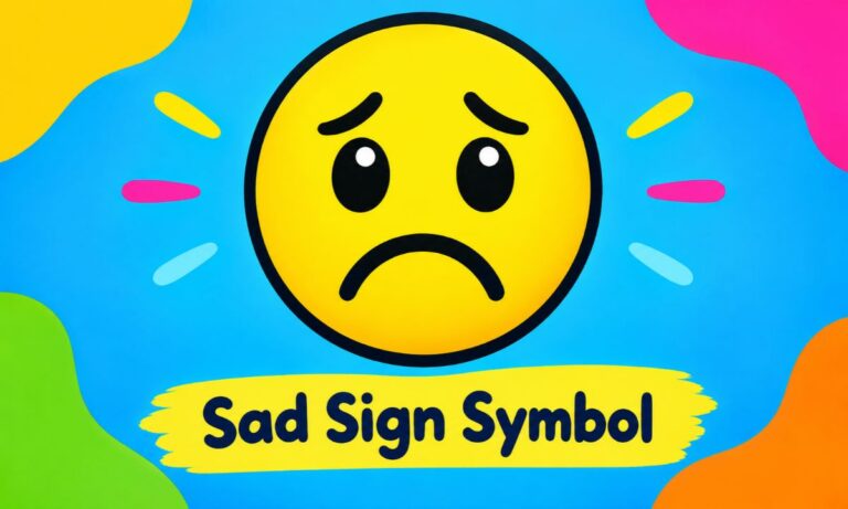 Sad Sign Symbol