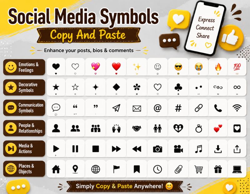 Social Media Symbols