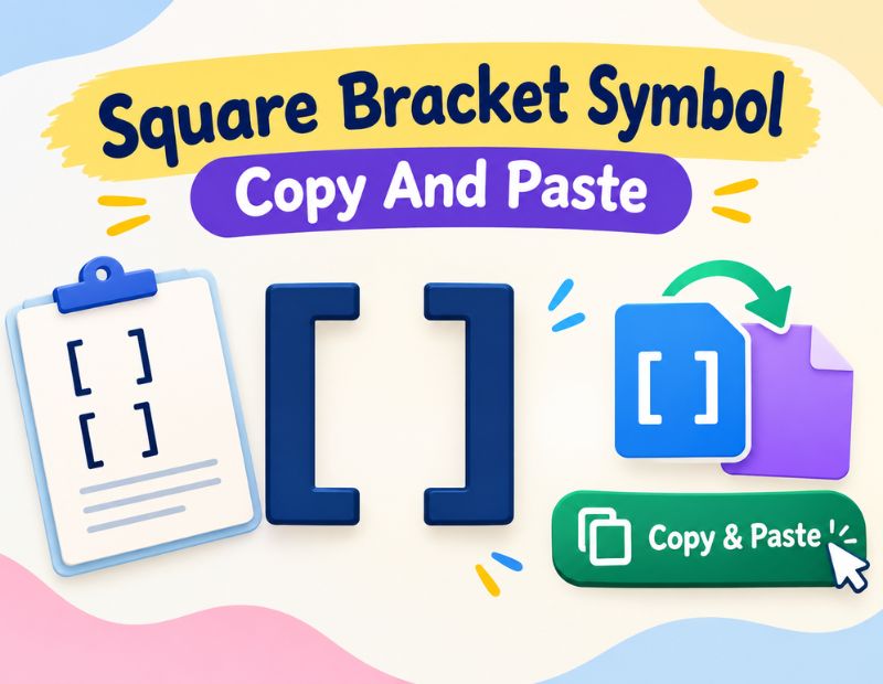 Square Bracket Symbol 