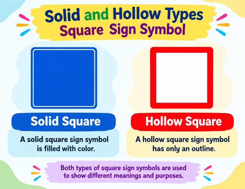 Square Sign Symbol 