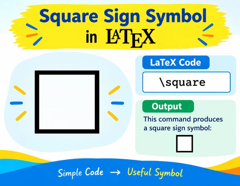 Square Sign Symbol
