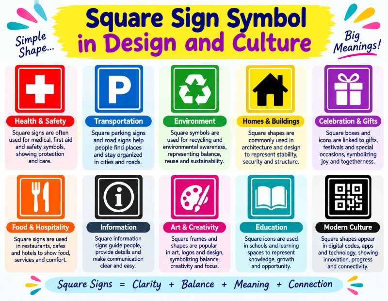Square Sign Symbol 