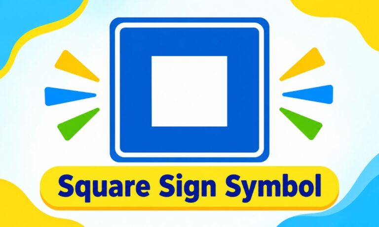 Square Sign Symbol