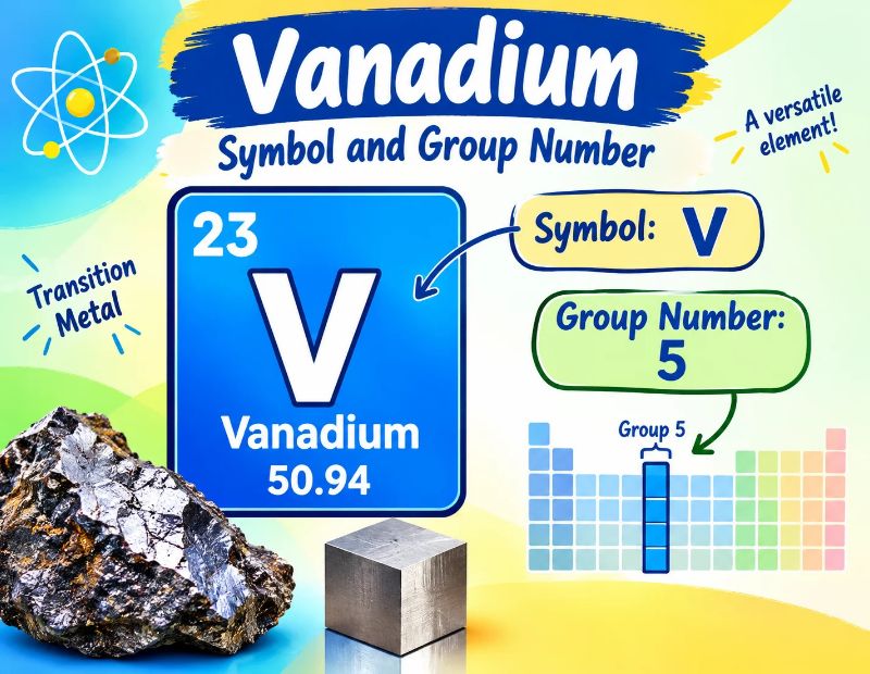 Vanadium Symbol