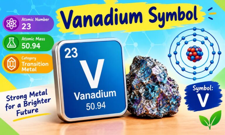 Vanadium Symbol