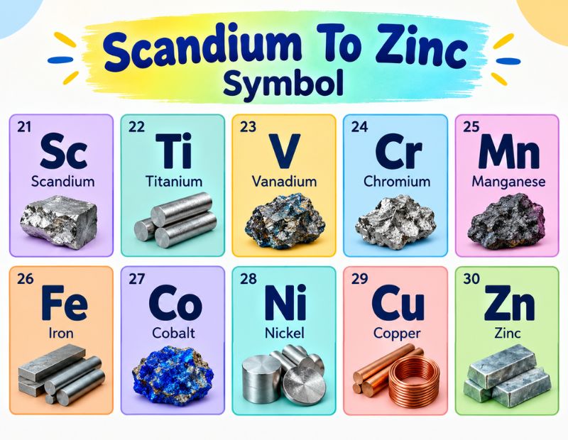 Zinc Symbol 