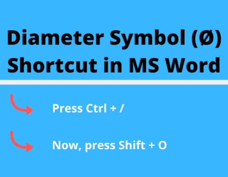 Diameter Symbol 