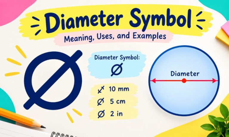 Diameter Symbol