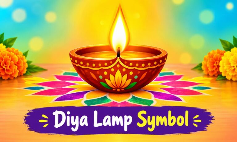 Diya Lamp Symbol