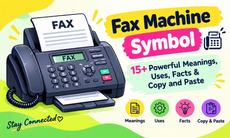 Fax Machine Symbol
