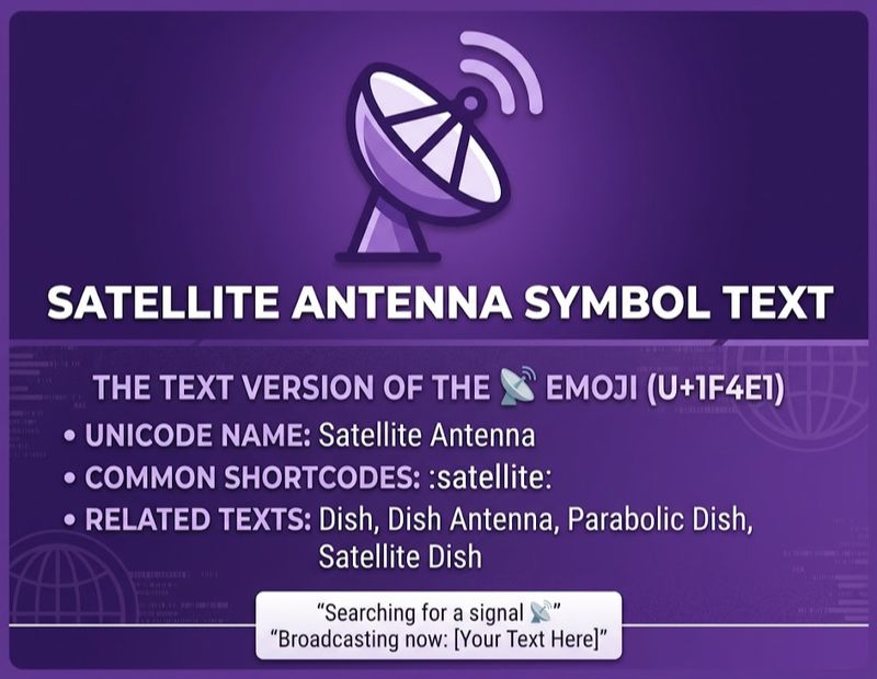 Satellite Antenna Symbol