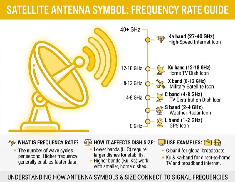 Satellite Antenna Symbol 