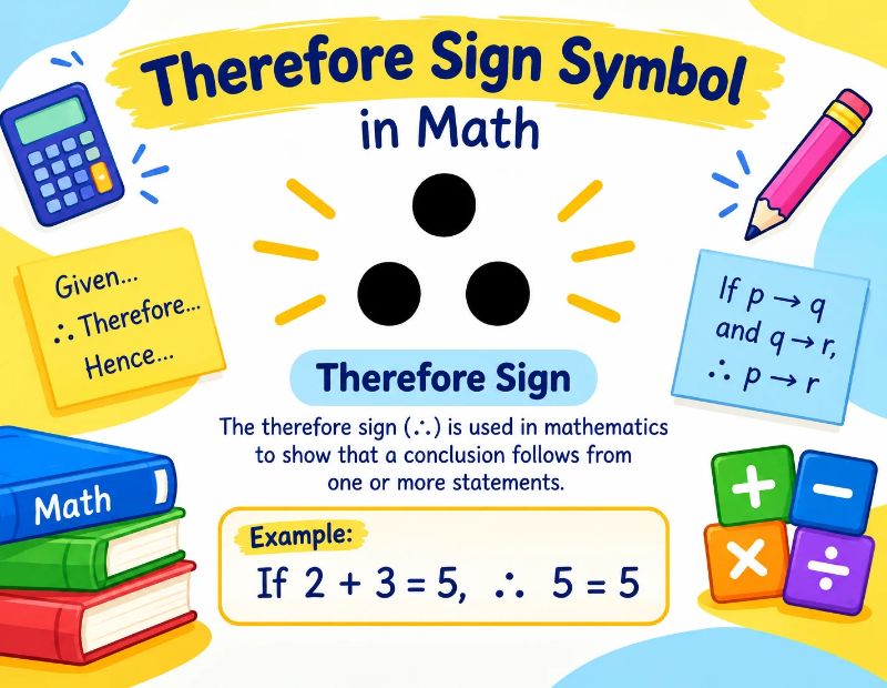 Therefore Sign Symbol